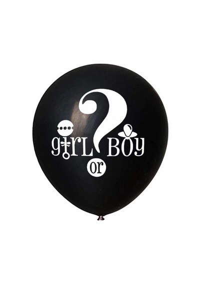 Pembe Balon Konfetili. Cinsiyet Belirleme Balonu - 45 CM