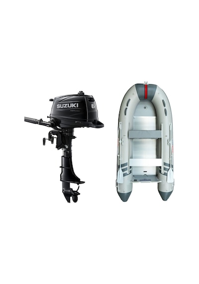 Marinport 3.00 Alüminyum Taban Şişme Bot + Suzuki 6 Hp Deniz Motoru