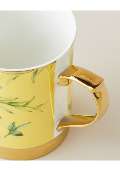 Vanilla New Bone China Kupa 400 Ml Sarı