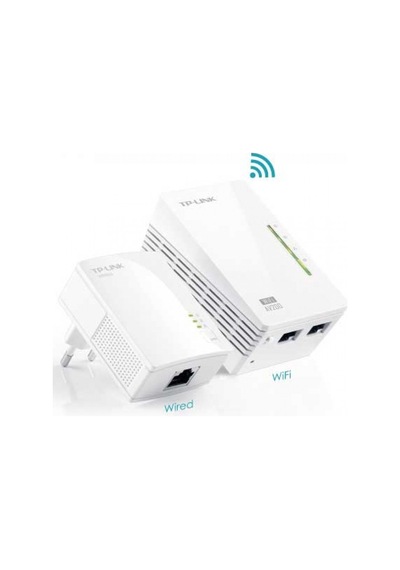 TP-LINK TL-WPA4220KIT 300MBPS 2PORT 2.4GHz I  DOOR POWERLINE ADAP