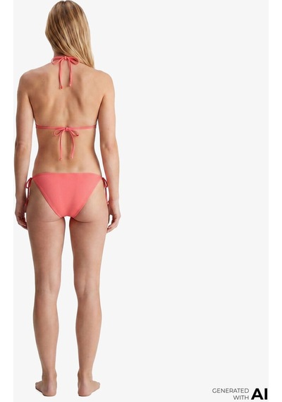 Calvin Klein Side Tie Kadın Pembe Bikini Altı-15729