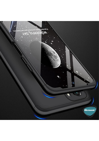 Microsonic Xiaomi Redmi Note 10S Kılıf Double Dip 360 Protective