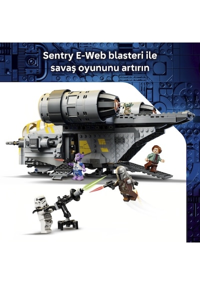 LEGO® Star Wars: Mandalorian ve Grogu™ Razor Crest™ 75447 - 10 Yaş ve Üzeri Çocuklar için Yaratıcı Oyuncak Yapım Seti (930 Parça)