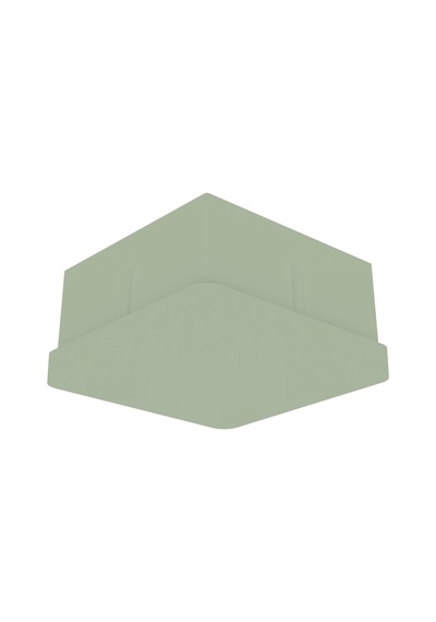 Cateksss 40x40 Mm Düz İç Profil Tapası 1,2 Mm Krem - 8 Li Paket