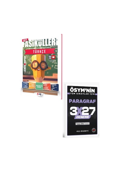 Ulti 2027 6. Sınıf Türkçe Ulti Fasikülleri+ Evp Akademi Paragraf