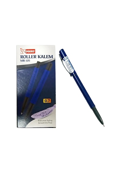 Mikro Roller Kalem Mavi Mr-105 - 3 Adet Mavi