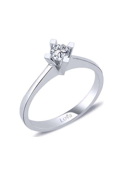 Lova E Renk 0,24 Karat Pırlanta Tektaş Yüzük - 1010142