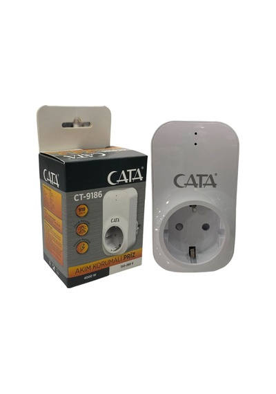 Cata Ct-9186 Akım Korumalı Priz 918 Joule 4000w Yok