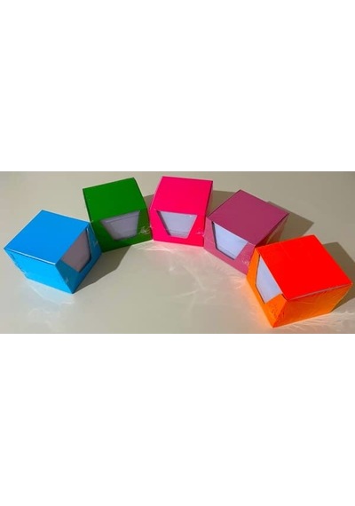 Küp Not 10 Paket Küp Blok Not Kağıdı 1. Hamur 8x8 Cm 500 Yaprak