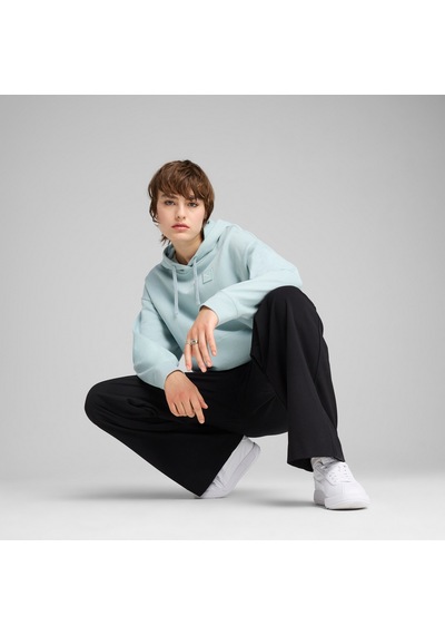 Puma Essentıals Elevated Comfort Kadın Kapüşonlu Sweatshırt 690901 67 Yeşil