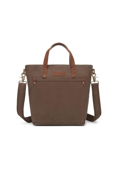 Smart Bags Kanvas Kadın Omuz Çantası Smk Kn-1328 Kahve