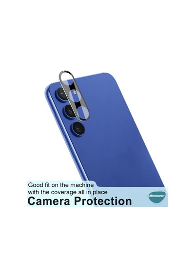 Samsung Galaxy S23 Plus Kamera Lens Koruma Camı V2 Siyah Galaxy S23 Plus İle Uyumlu Ekran Koruyucu Diğer