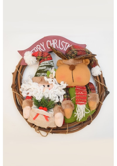 Waldern Luxury Dekoratif Mery Christmas 35cm Kapı Süsü