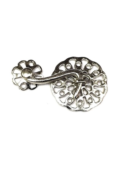 Nikel 50 Adet Zamak Çengel Kilit 56x33 Mm - Yuvarlak, Karşılıklı Mobilya, Dolap, Sandık, Kutu, Kapak Sarı