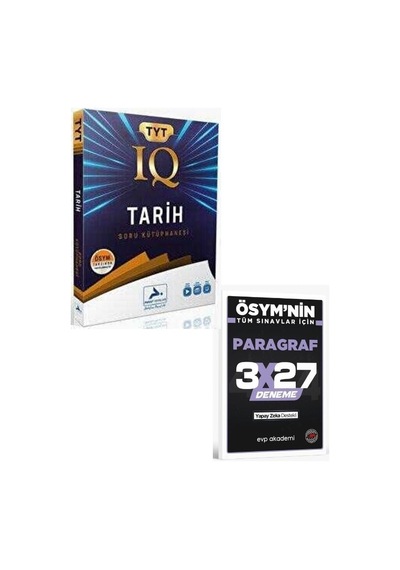 2027 Paraf 2027 Tyt Tarih Iq Soru Kütüphanesi+ Evp Akademi Paragraf