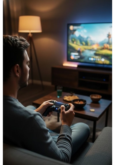 Bluetooth Kablosuz Gamepad Ergonomik Tutuş, Hassas Analog Joystick, Pc &amp Mobil Uyumlu Oyun Kolu