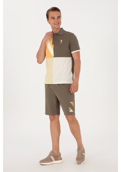 U.s. Polo Assn. Erkek Vizon Şort Örme 50299859-vr052 Vizon