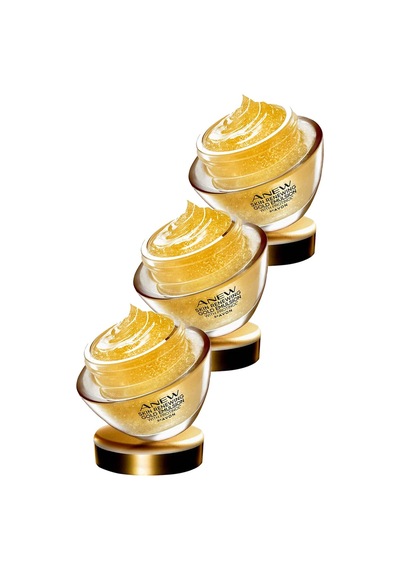 Avon Anew Cilt Yenileyici Protinollü Altın Emülsiyon Gece Yüz Kremi 3 x 50 ML