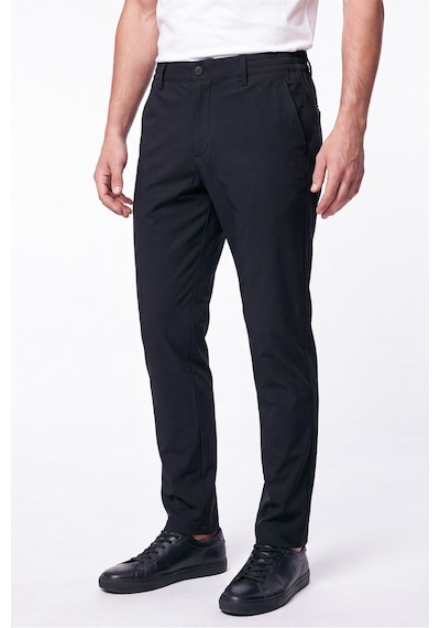Comfort Fit Esnek Pamuklu Yan Cep Siyah Jogger Pantıolon P 1220