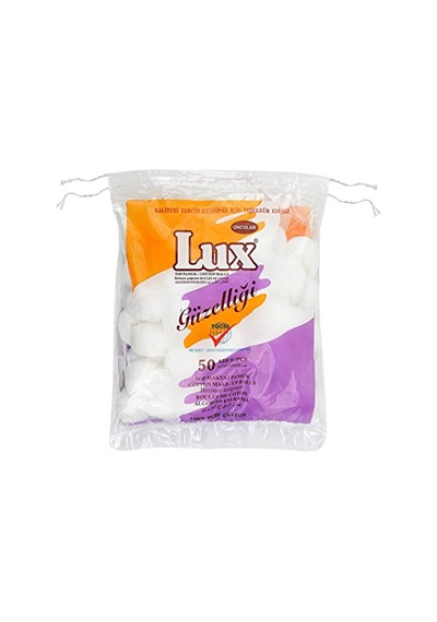 4 Adet Lux Top Makyaj Pamuğu 50'li Çok Renkli