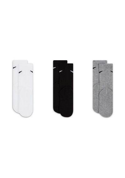 Nike Nıke Kıds Basıc Pack Crew Socks 3lü Çorap Un0027 W2f W2f Çok Renkli