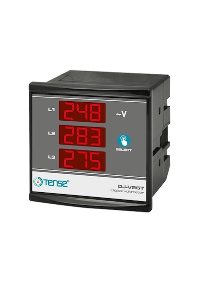 Dj-v96t Dijital 3 Faz Voltmetre 5v - 500v Ac 50/60 Hz