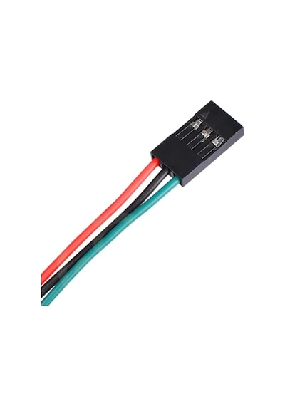 3 PİN 0,25MM KABLOLU DUPONT KABLO 10CM - TEK TARAFLI