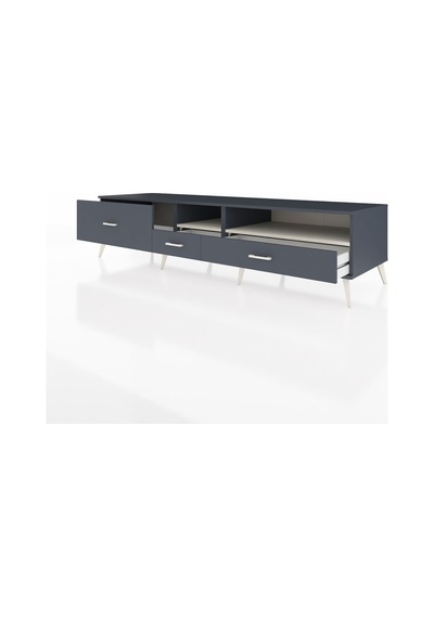 Kronos Tv Ünitesi 2 Raflı 3 Çekmeceli 220x59x51 Antrasit-aytaşı/antrasit Aytası/antrasıt - Antrasıt Kronos Tv Ünitesi 2 Raflı 3 Çekmeceli 220x59x51 Antrasit-aytaşı/antrasit Aytası/antrasıt - Antrasıt