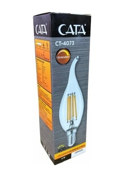 Cata E-14 4w Kıvrık Rustik Led Ampul Gün Işığı