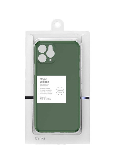 Benks Apple Uyumlu iPhone 12 Pro Kılıf Slim Fit Mat PP Benks Lollipop Protective Kapak ZORE-218481