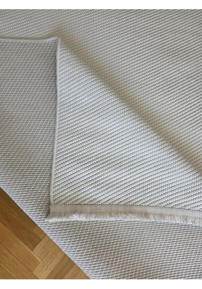 Elvey Home Lara Krem Sisal İskandinav Extra Yumuşak Özel Kesim Kolay Temizlenen Salon Koridor Mutfak Halısı 02-krem
