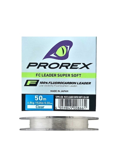 Daiwa Prorex 0.30mm 50m Fc Leader Soft %100 Fluorocarbon Misina
