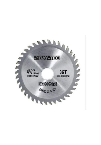 Elmas Uçlu Sunta Ahşap Kesme Daire Testere 115 Mm