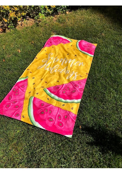 Marte Home Summer Holidays - Baskılı Plaj Havlusu