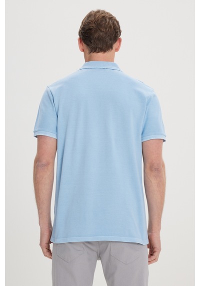 AC&Co / Altınyıldız Classics Erkek Slim Fit Dar Kesim %100 Pamuk Polo Yaka Tişört Açık Mavi Acık Mavi AC&Co / Altınyıldız Classics Erkek Slim Fit Dar Kesim %100 Pamuk Polo Yaka Tişört Açık Mavi Acık Mavi