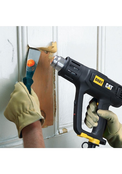 Cat DX87 2000 W Dijital Göstergeli Profesyonel Sıcak Hava Tabancası + 5 Aksesuar