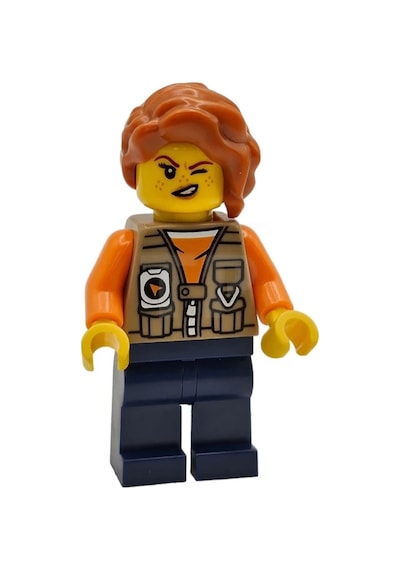 Aksesuar Moc City Town Minifigür Minifigure Doğa Orman Kadın Fotoğrafçı
