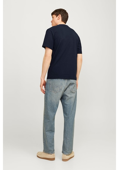 Jack & Jones JJECALEB Erkek  Lacivert Tişört