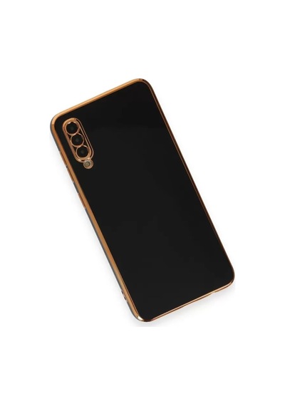 Newface Samsung Galaxy A50 Kılıf Volet Silikon - Siyah