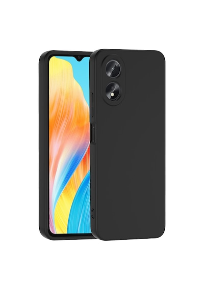 Zore Oppo A38 Uyumlu Omsy Mara Lansman Kapak-siyah