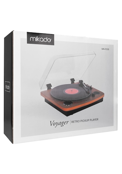 Mikado MN-P235 Voyager Retro Bluetooth - USB Ahşap Pikap Plak Çalar