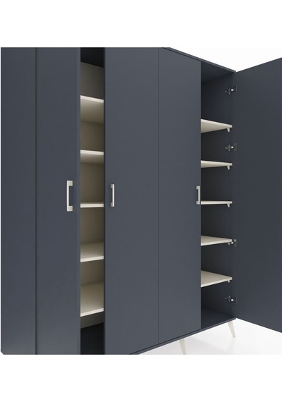 Kronos Gardrop 10 Raflı 4 Kapaklı 176x59x221 Antrasit-antrasit/aytaşı Antrasit/aytaşı Kronos Gardrop 10 Raflı 4 Kapaklı 176x59x221 Antrasit-antrasit/aytaşı Antrasit/aytaşı