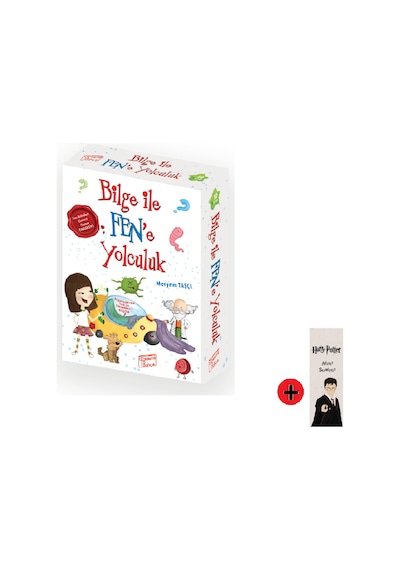 3. 4. Sınıf Hikaye Kitabı Seti Gizemli Bahçe Yayınları Bilge ile Fen'e Yolculuk + Kişiye Özel İsimli Harry Potter Kitap Ayracı