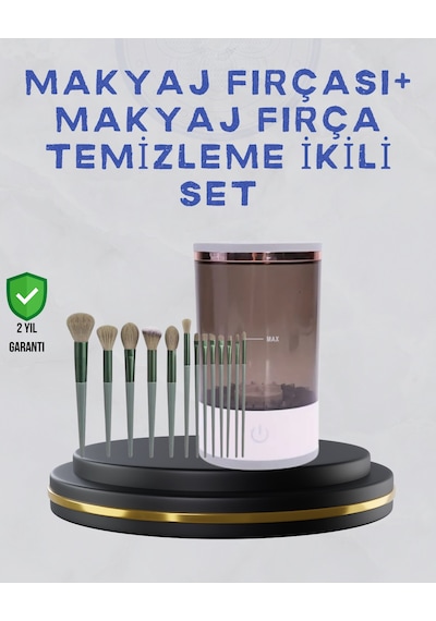 Makyaj Fırçası Ve Elektrikli Fırça Temizleyici Kampanya Paketi - Lisinya