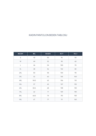 Sngl Tekstil Kadın Büyük Beden Pantolon S M L Xl 2xl 3xl 4xl 5xl 6xl 7xl 8xl 9xl Bej