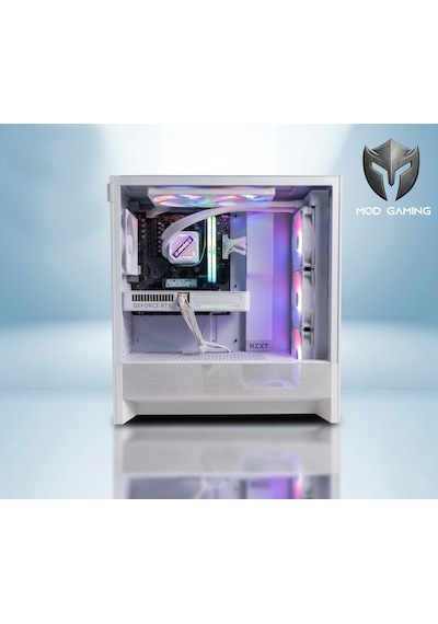 Mod Gaming Vortex MG-V12W R7-7500X3D 32 GB 1 TB SSD RTX5060Ti Free Dos Masaüstü Oyuncu Bilgisayarı