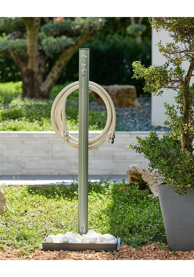 Loop Yuvarlak Bahçe Çeşmesi - Pastel Yeşil