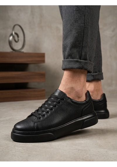Boa Blf-010 Erkek Sneaker Günlük Casual Spor Ayakkabı Siyah Taban