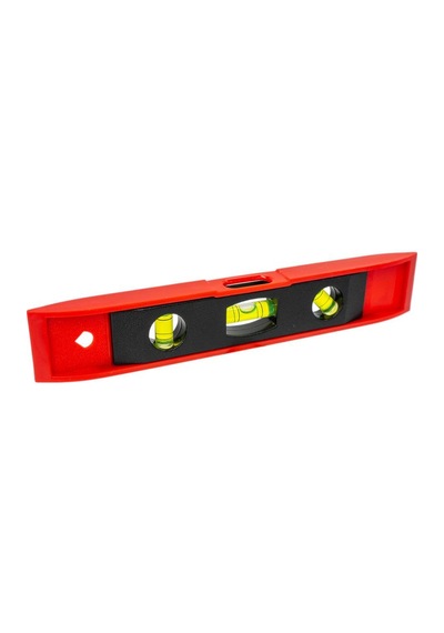 6474 Pvc Mini Mıknatıslı Su Terazisi 225 Mm 3 Tüplü