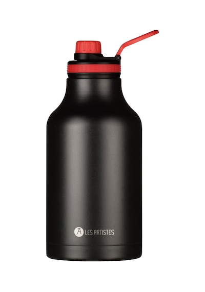 Les Artistes Paris Isı Yalıtımlı Xl Inox Çelik Termos 2000ml Black Siyah